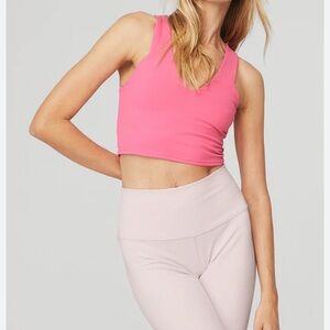 Alo Airbrush Real Tank Pink Fuchsia